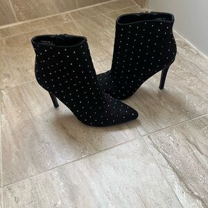 Black Studded Ankle Boots